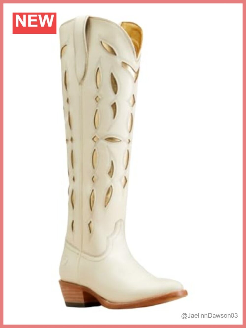 StretchFit Western Boots Knee-High Leather Sole Women's